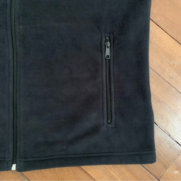 Columbia Full Zip Fleece Vest Black - Picture 8 of 10